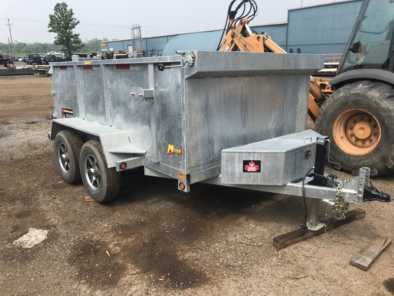 2023 Miska Galvanized 6'x10' Dump Trailer